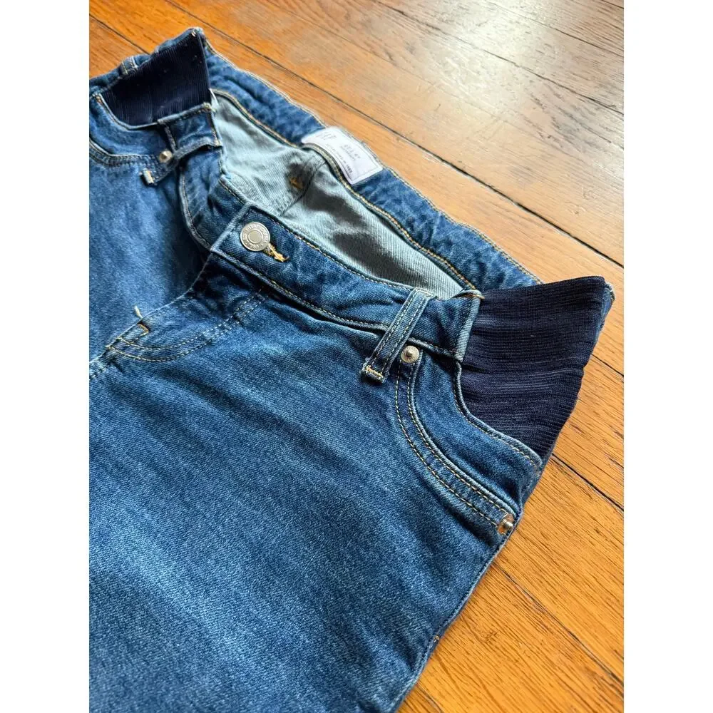 GAP Maternity Crop Jeans sz 4R/27 (expands to 32